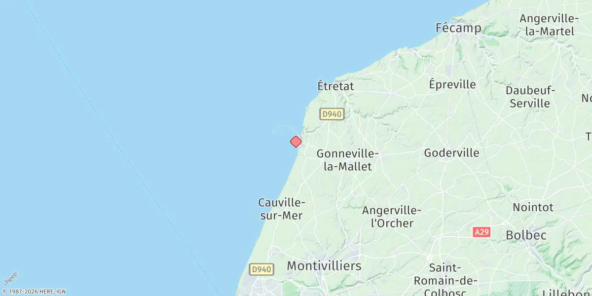 Map preview for Antifer (Le Havre)