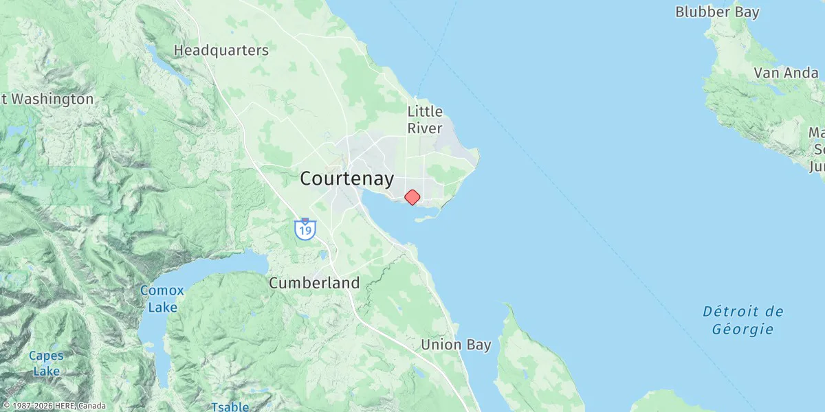 Map preview for Comox