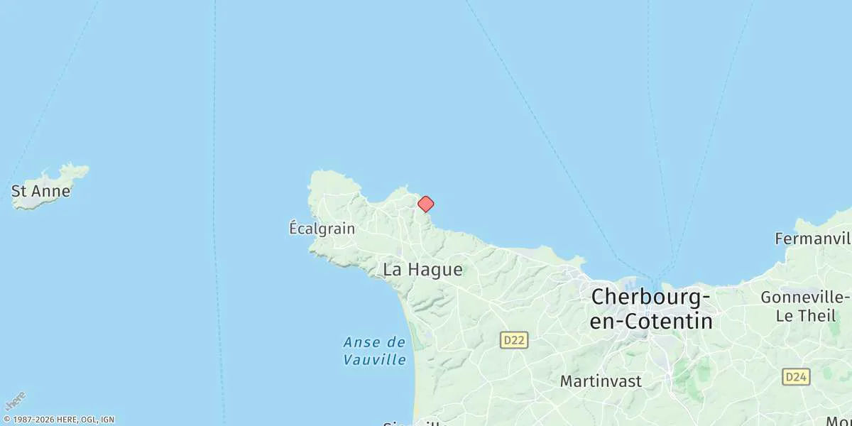 Map preview for Omonville-la-Rogue