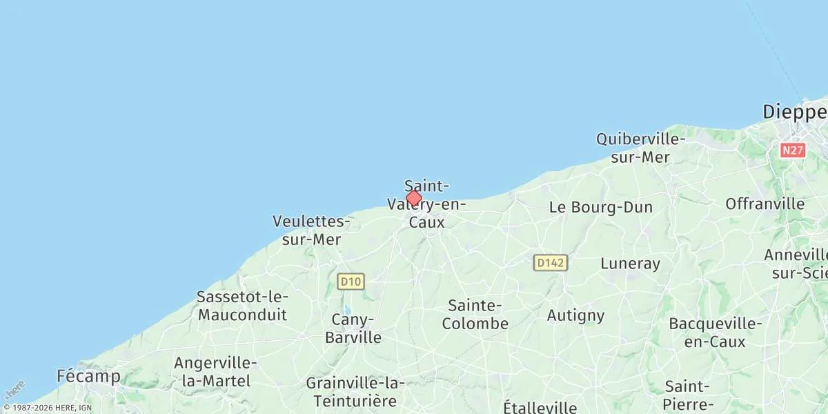 Map preview for Saint-Valery-en-Caux