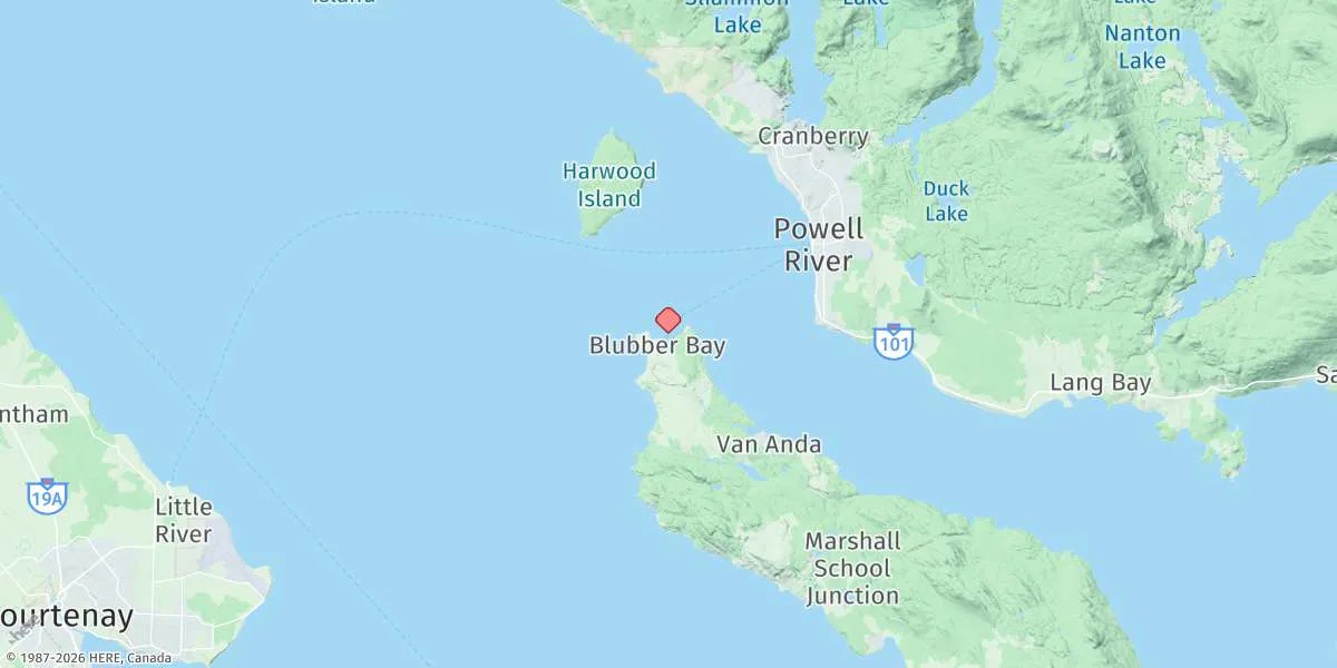 Map preview for Blubber Bay