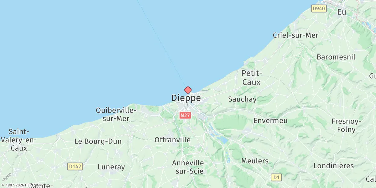 Map preview for Dieppe