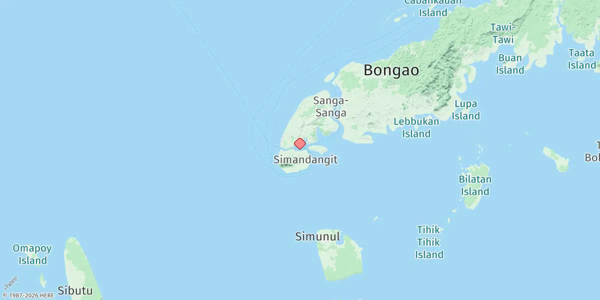 Map preview for Port Bongao