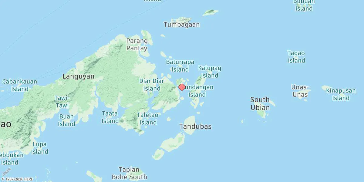 Map preview for Tandungan Channel