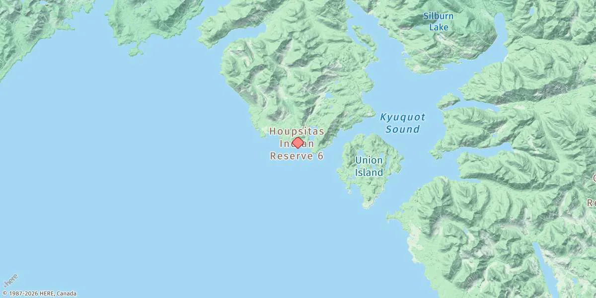 Map preview for Kyuquot