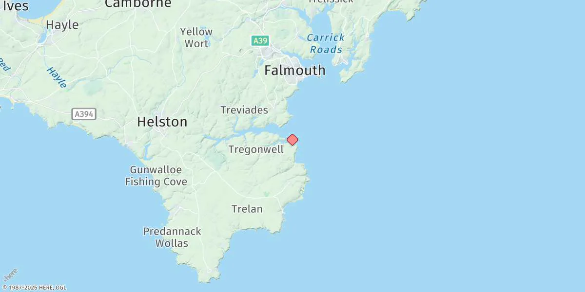 Map preview for Helford River (Entrance)