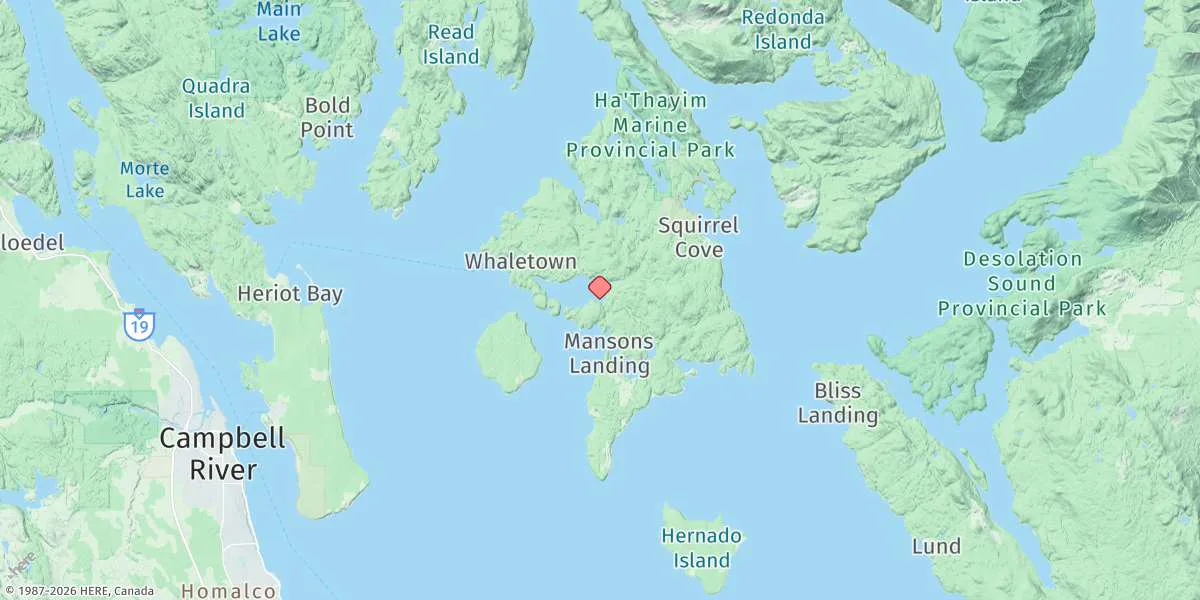 Map preview for Gorge Harbour