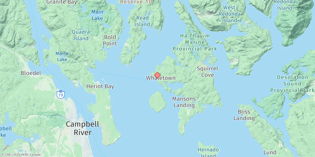 Map preview for Whaletown