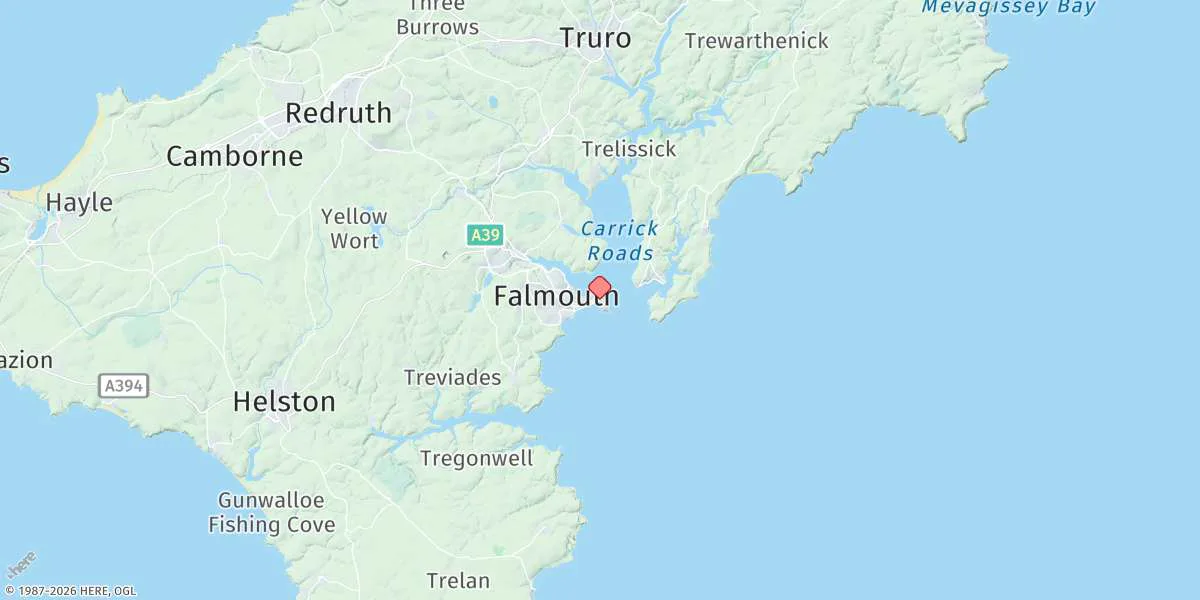Map preview for Falmouth