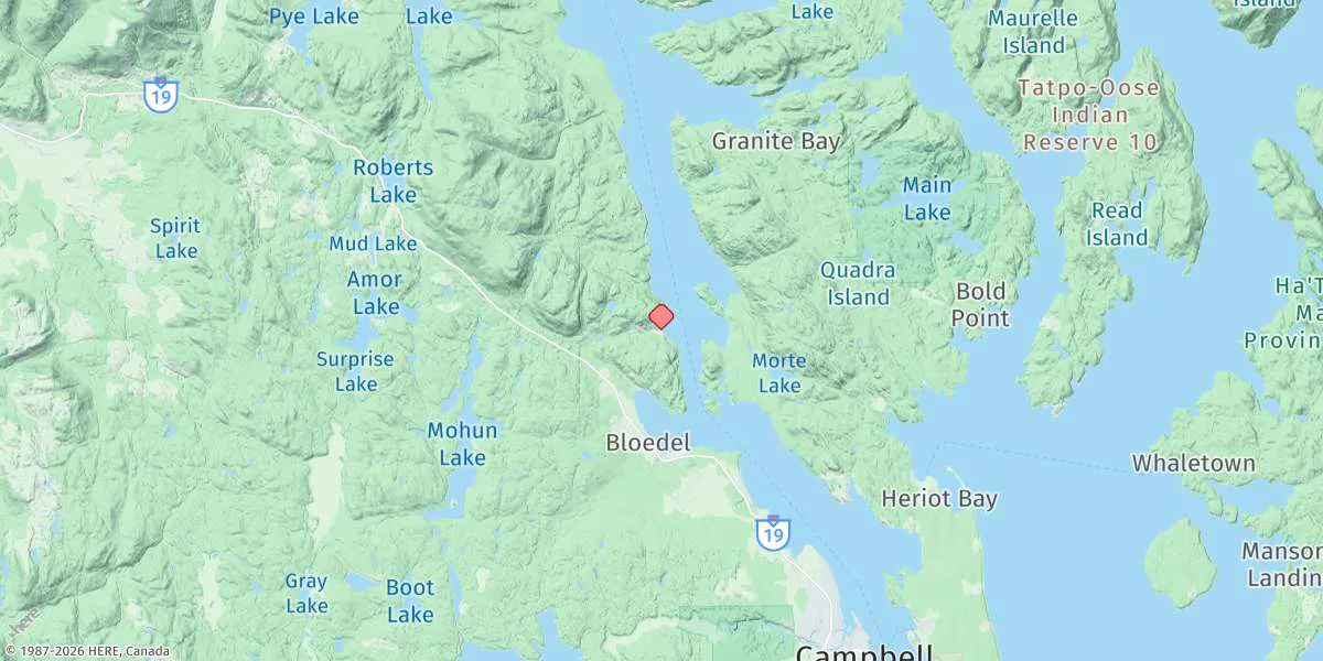 Map preview for Brown Bay