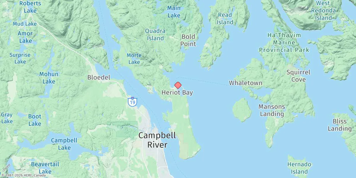 Map preview for Heriot Bay
