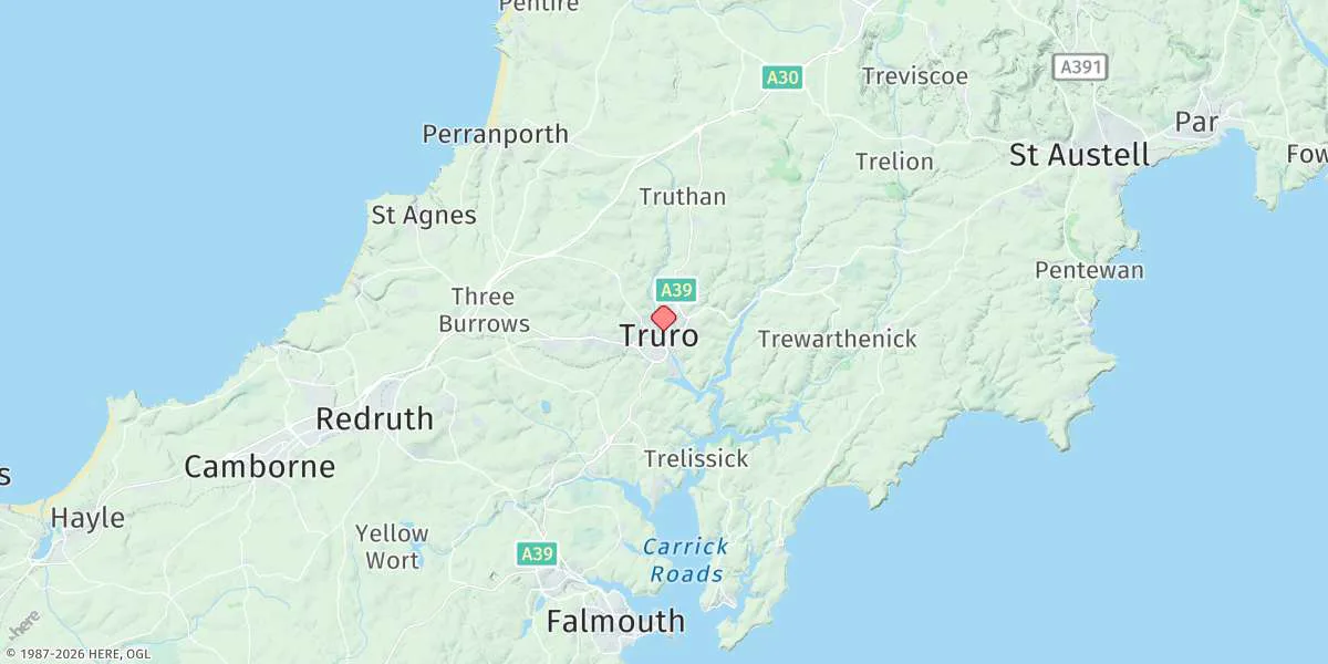 Map preview for Truro