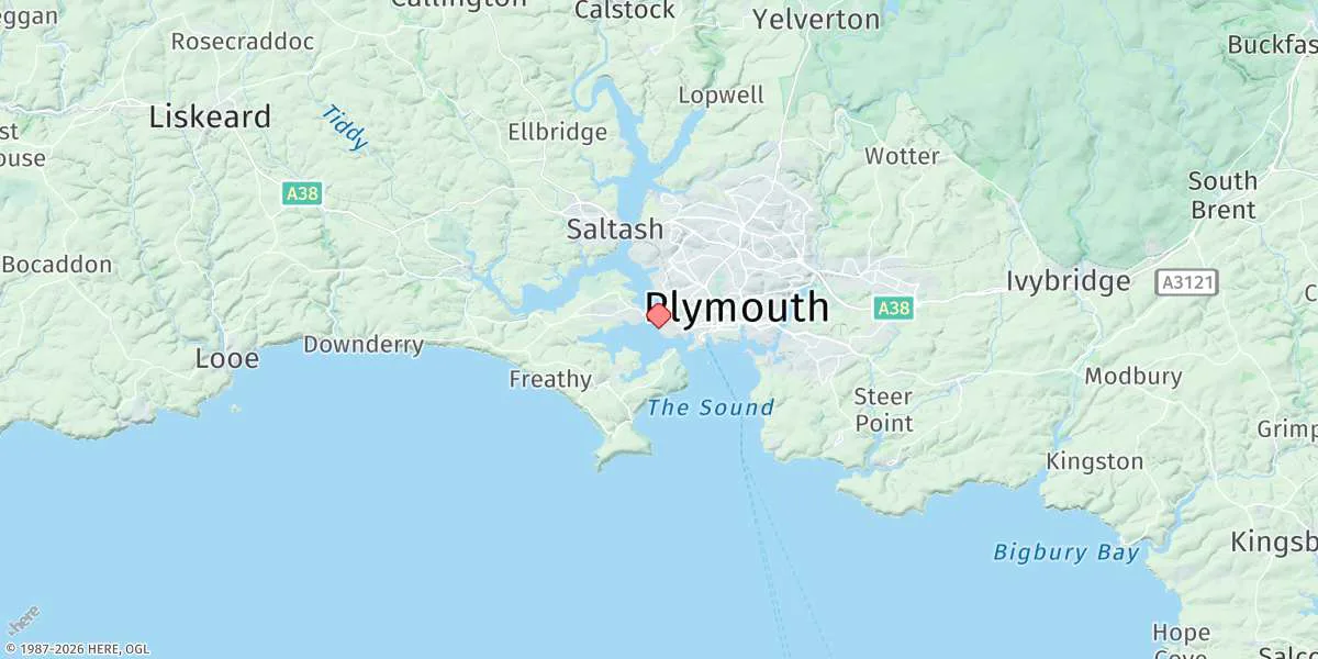 Map preview for Devonport