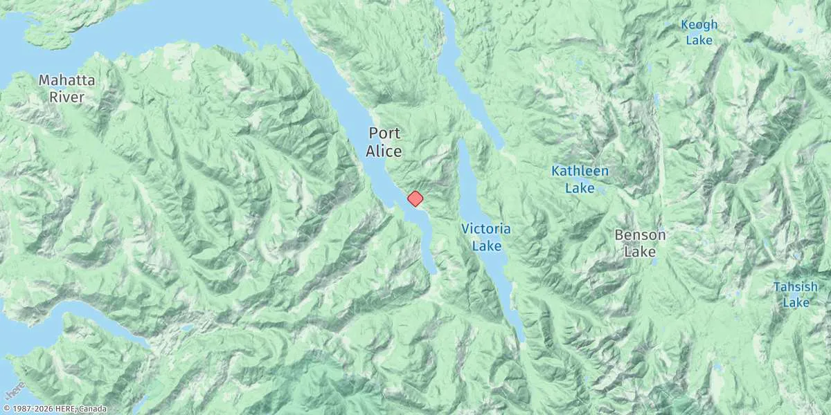 Map preview for Port Alice