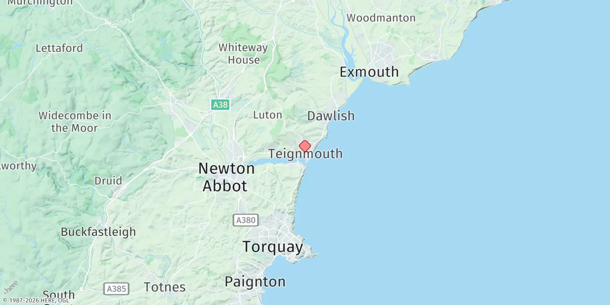 Map preview for Teignmouth (New Quay)