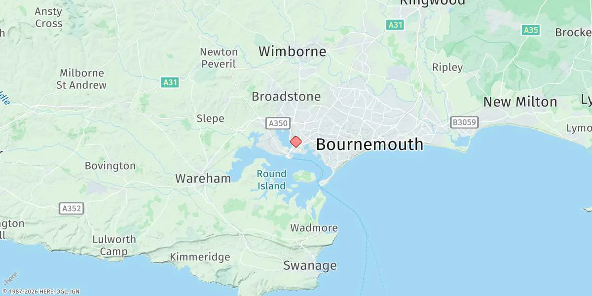Map preview for Poole Harbour