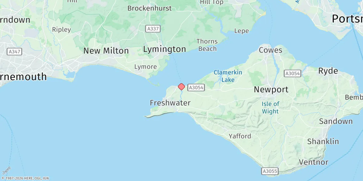 Map preview for Yarmouth