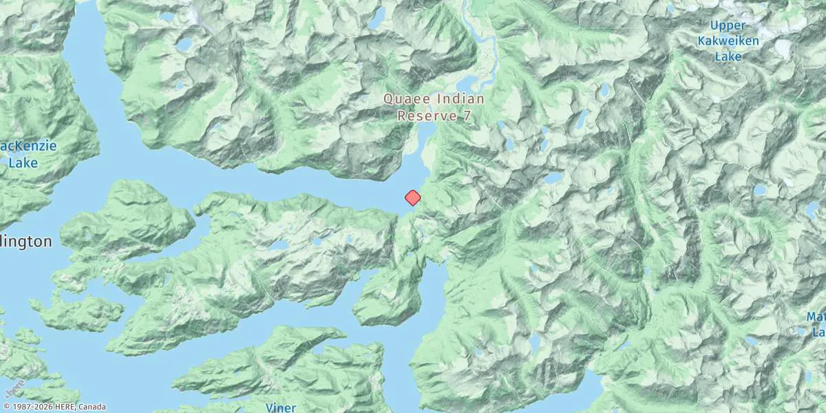 Map preview for Kingcome Inlet