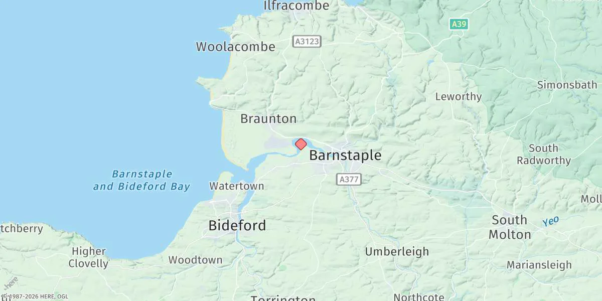 Map preview for Fremington