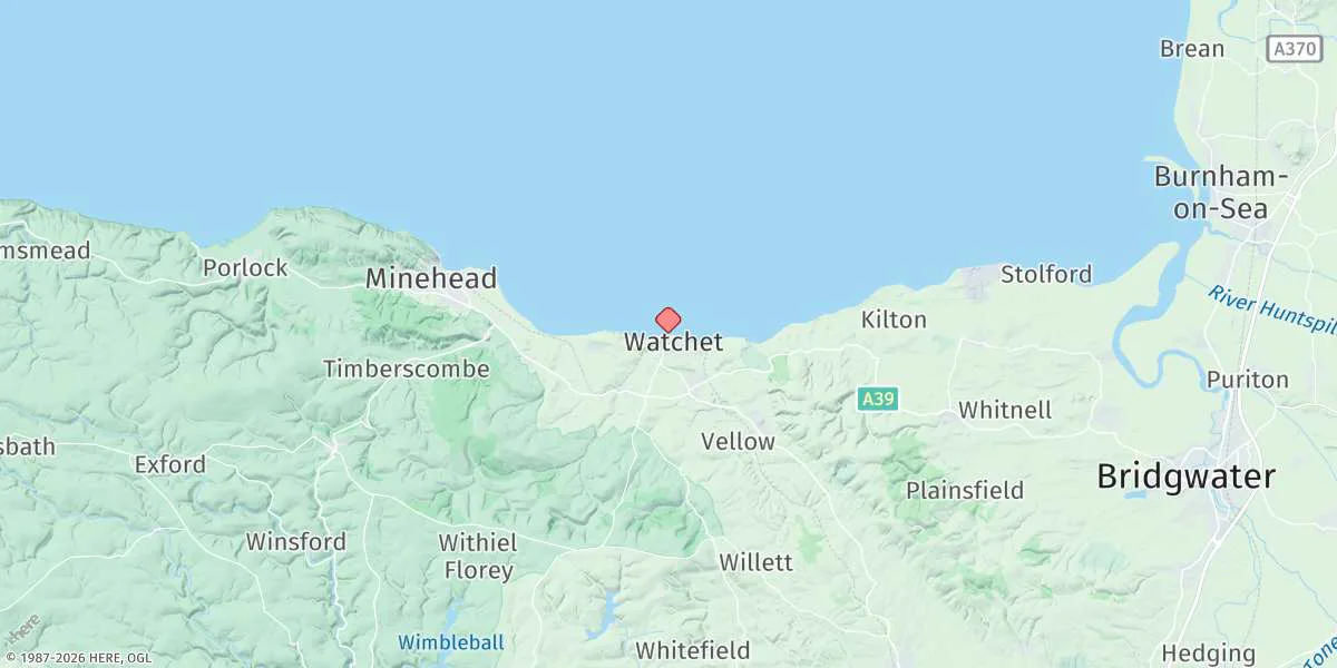 Map preview for Watchet