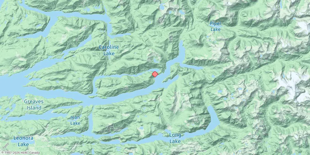 Map preview for Smith Inlet