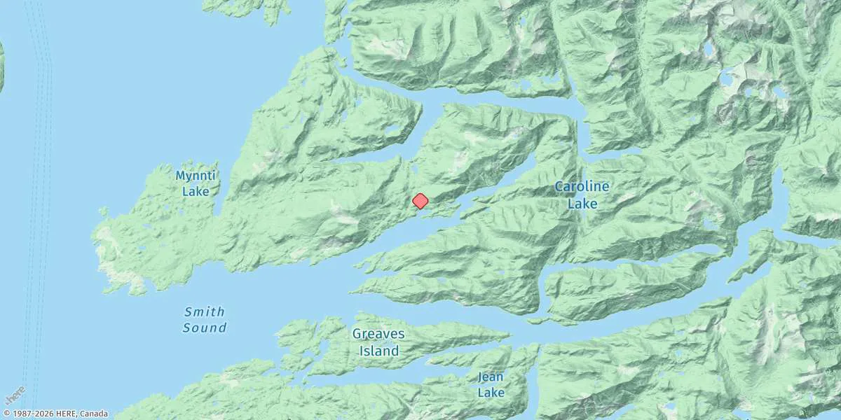 Map preview for Boswell Inlet