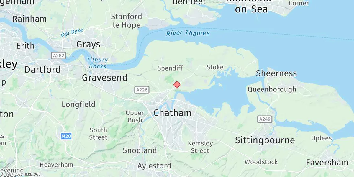 Map preview for Upnor