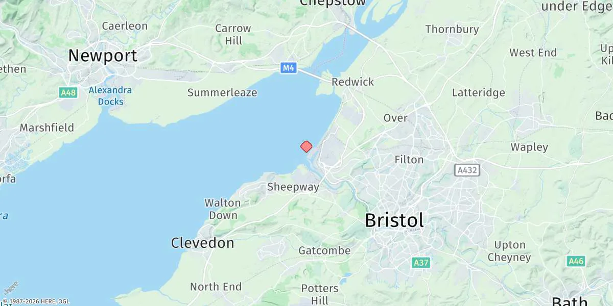 Map preview for Avonmouth