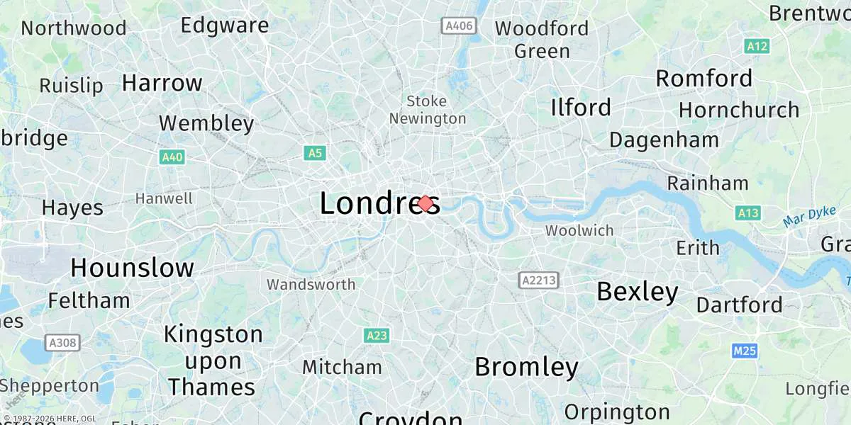 Map preview for London Bridge (Tower Pier)