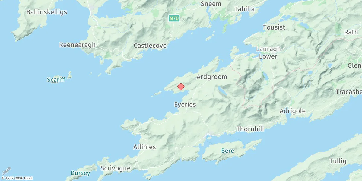 Map preview for Ballycrovane Harbour