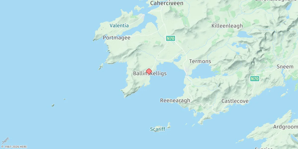 Map preview for Ballinskelligs Bay Castle