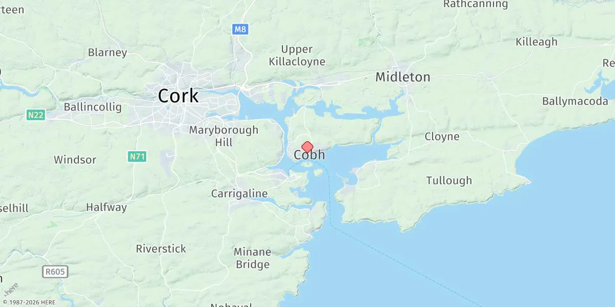 Map preview for Cobh