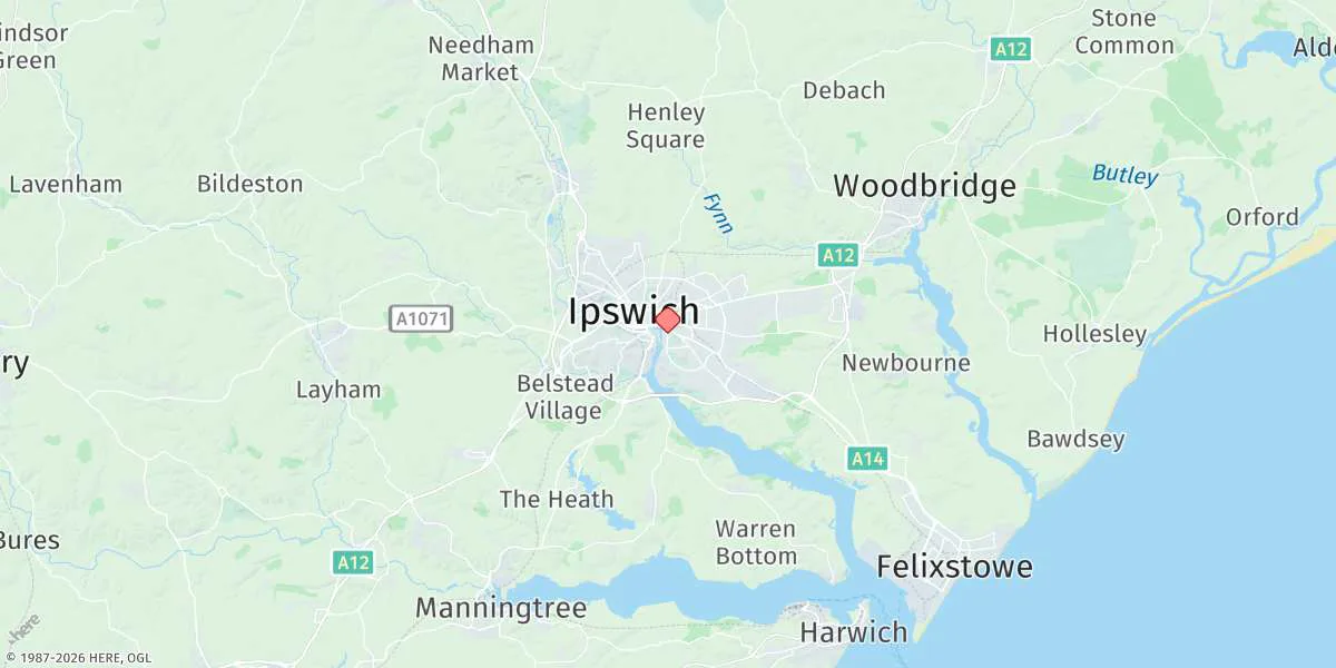 Map preview for Ipswich