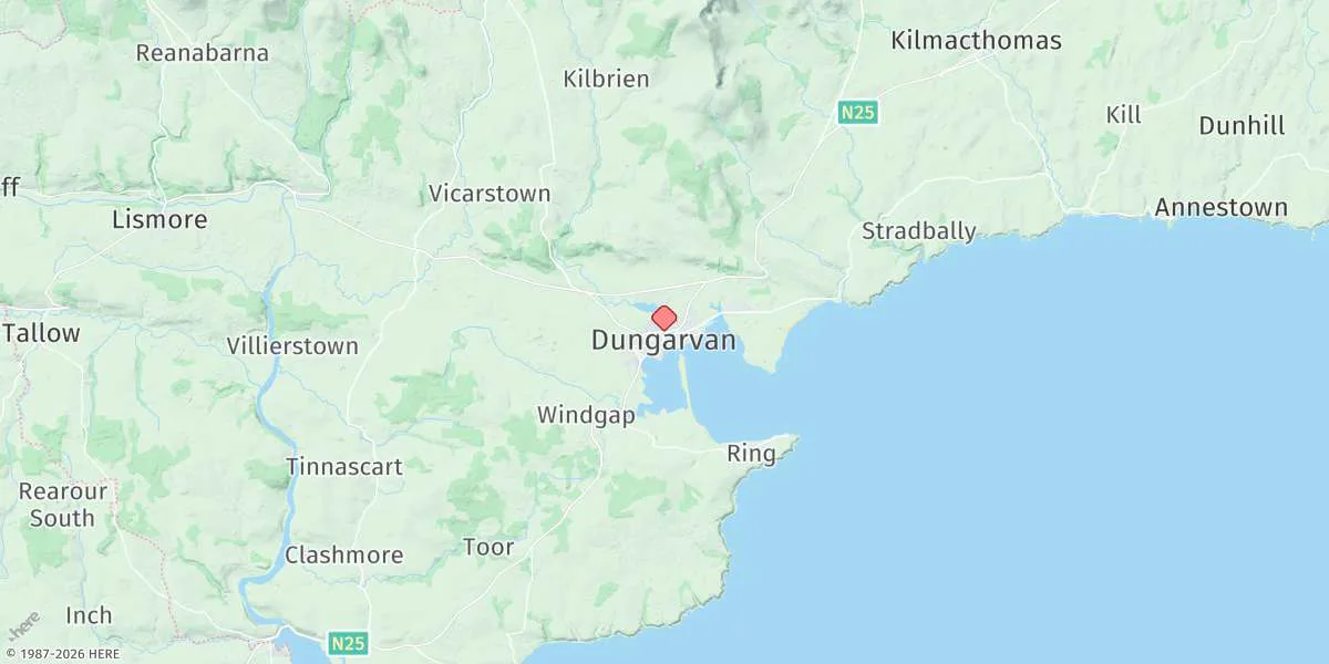 Map preview for Dungarvan Harbour