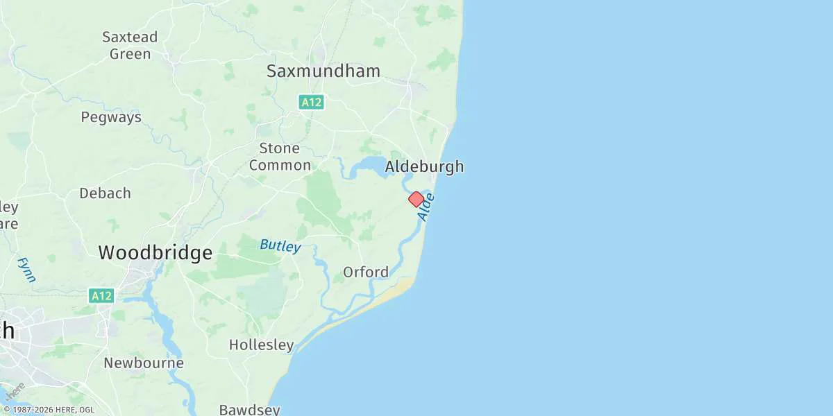 Map preview for Slaughden Quay