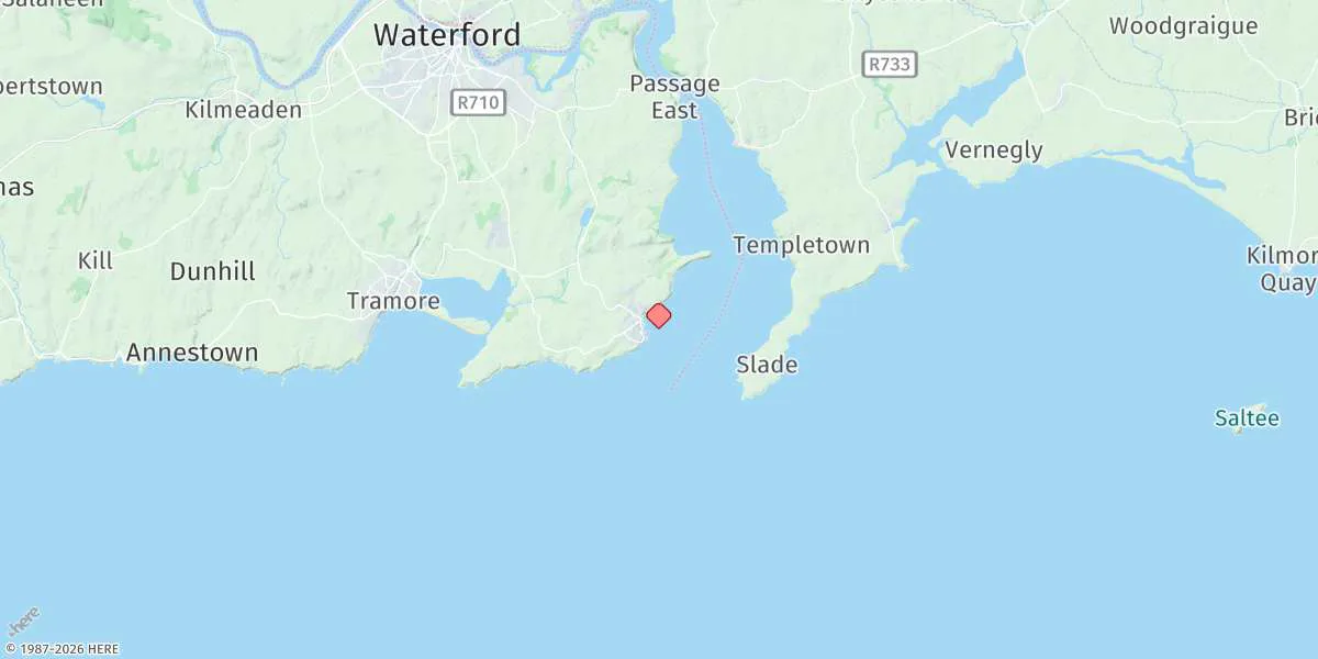 Map preview for Dunmore East