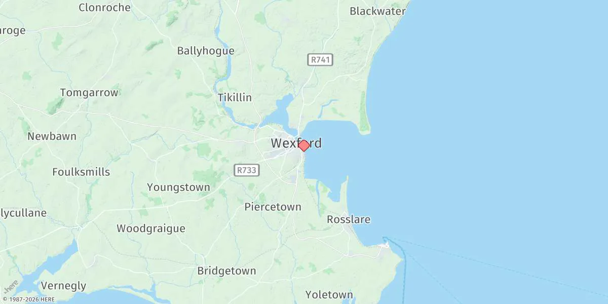 Map preview for Wexford Harbour