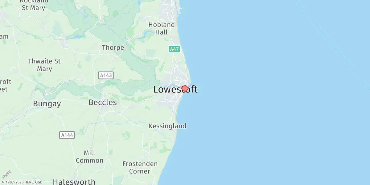 Map preview for Lowersoft