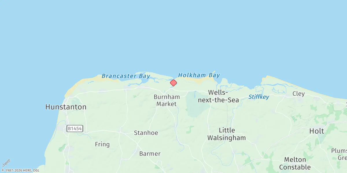 Map preview for Burnham (Overy Staithe)