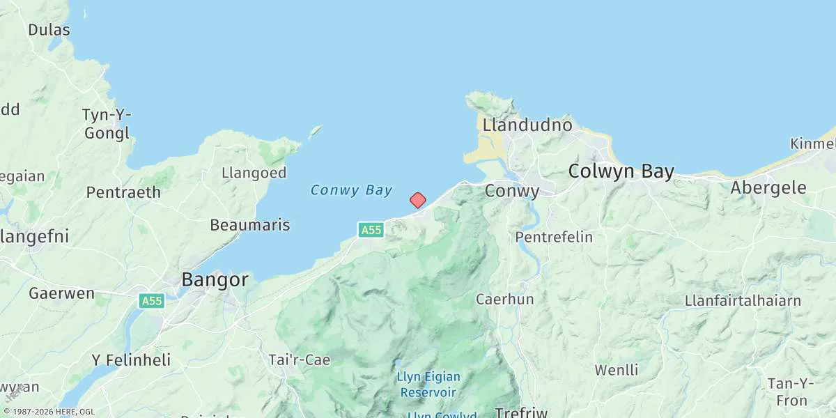 Map preview for Penmaenmawr
