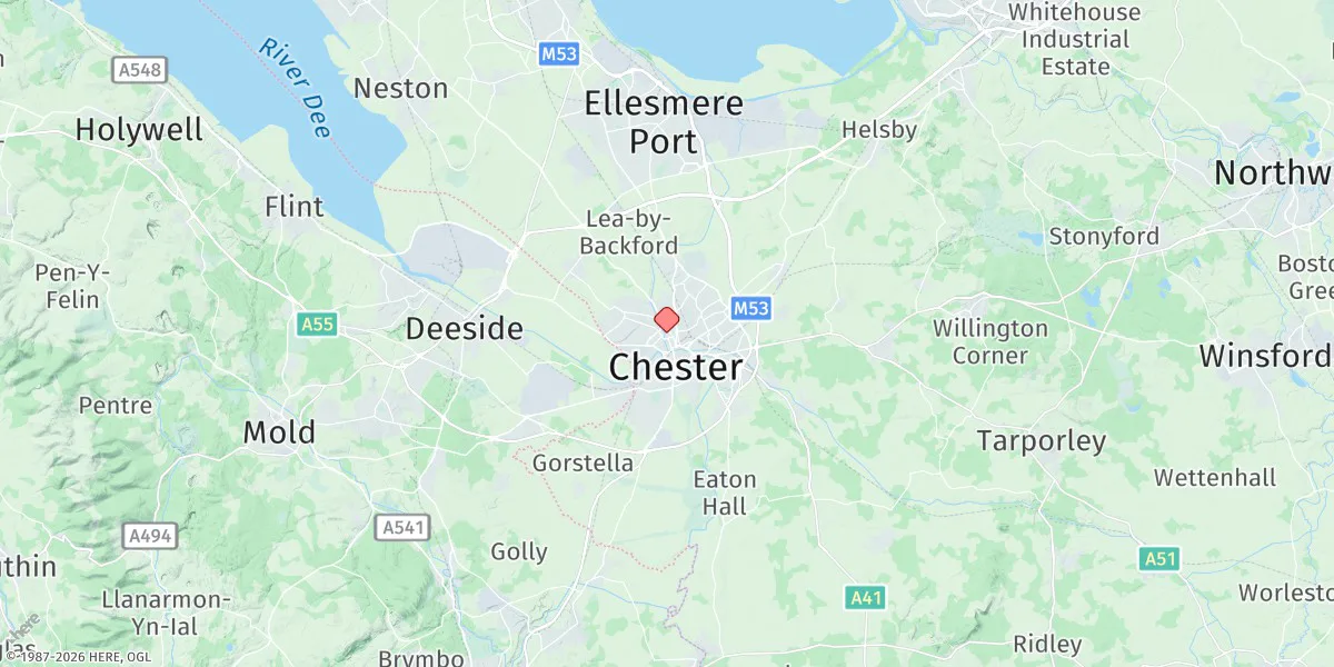 Map preview for Chester