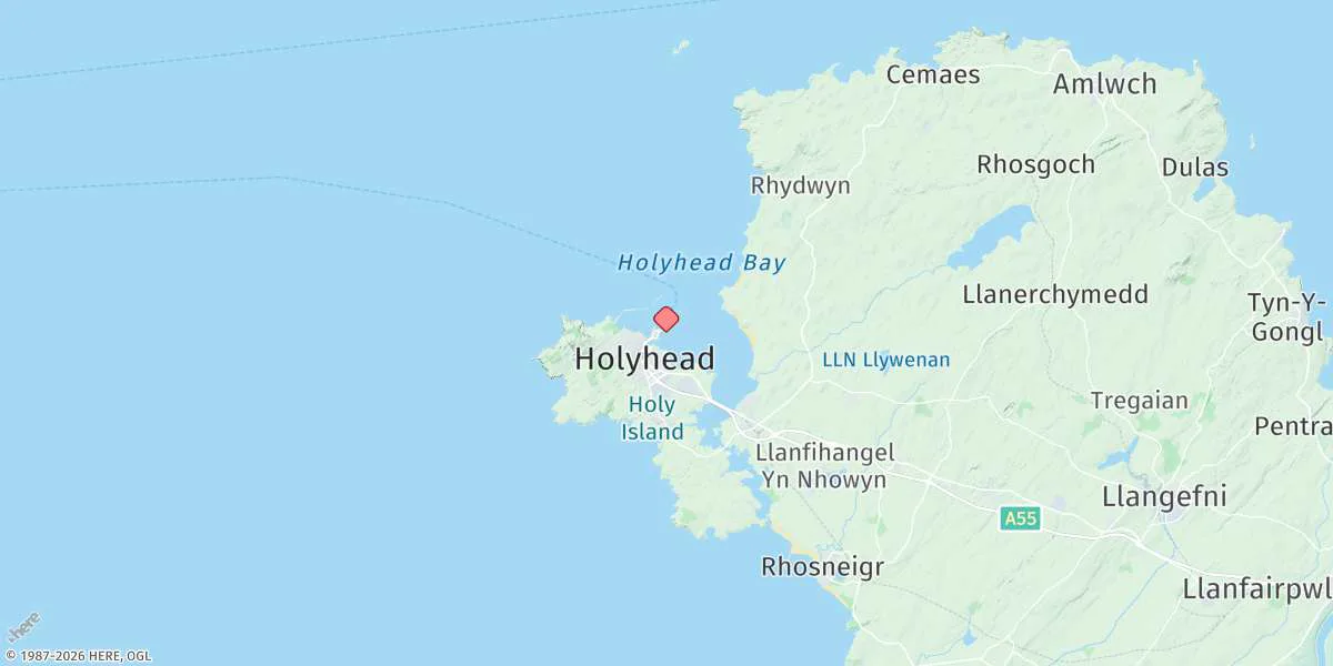 Map preview for Holyhead