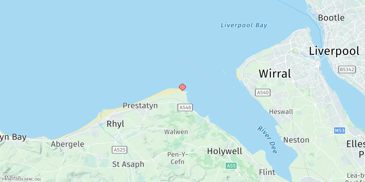 Map preview for Talacre