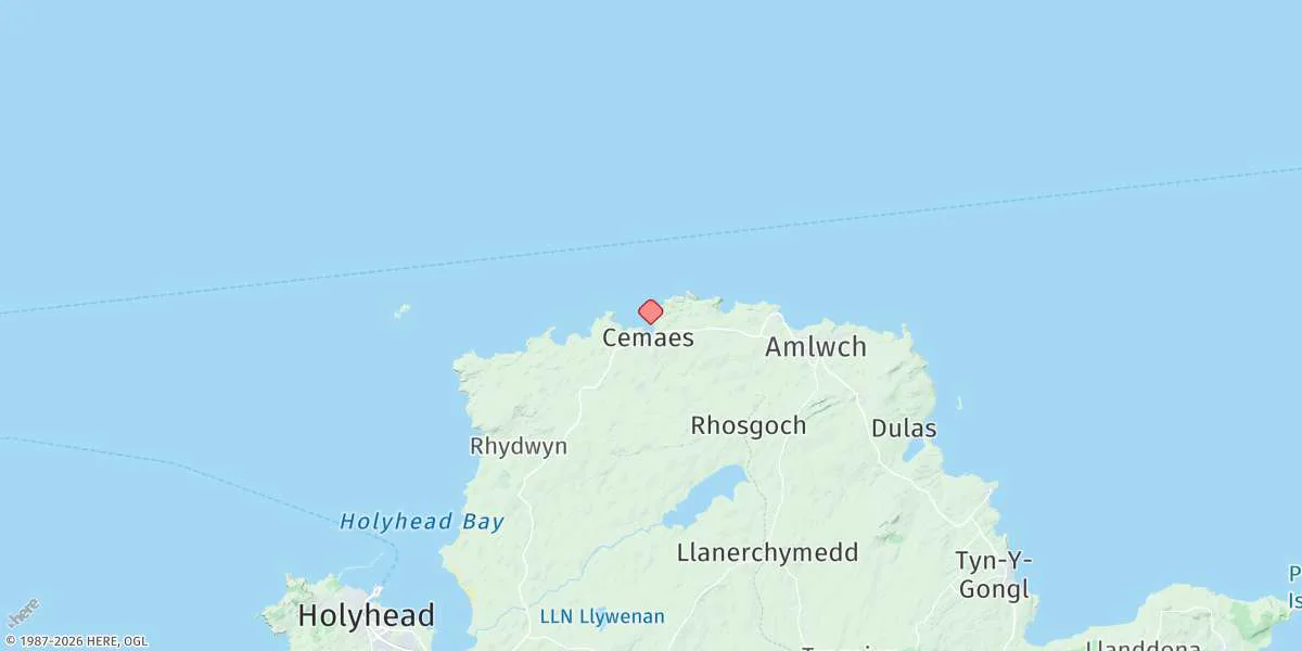 Map preview for Cemaes Bay