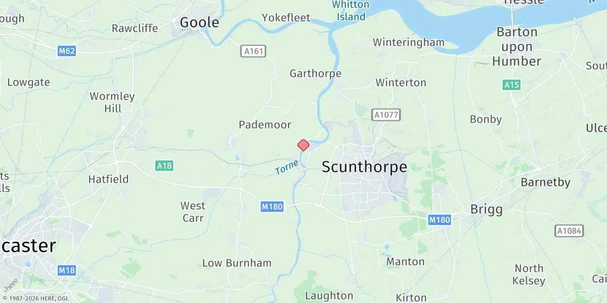 Map preview for Keadby