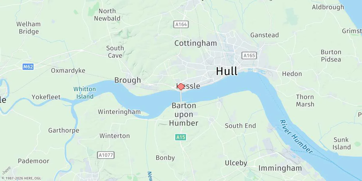 Map preview for Humber Bridge