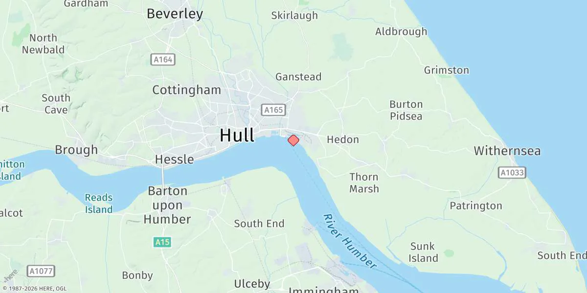 Map preview for Hull (King George Lock)