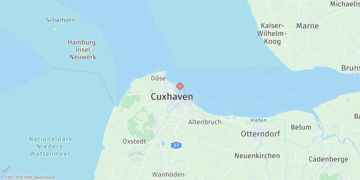 Map preview for Cuxhaven