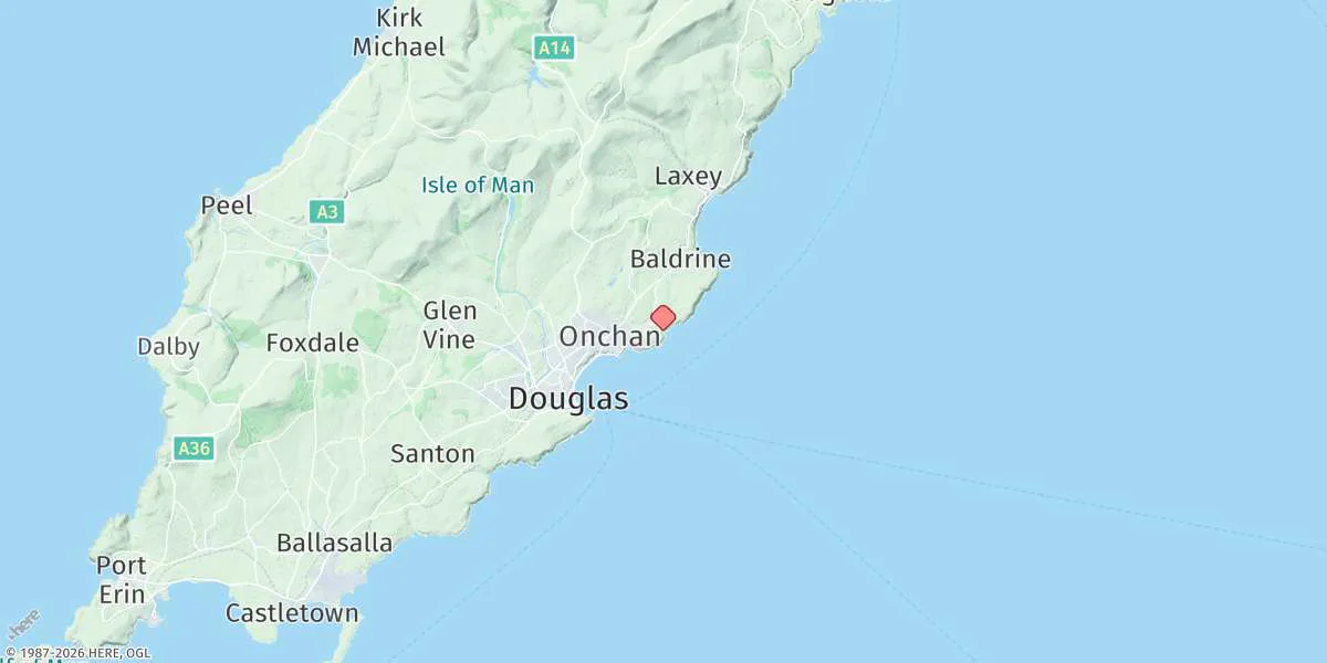 Map preview for Groudle Beach