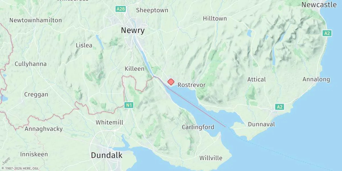 Map preview for Warrenpoint